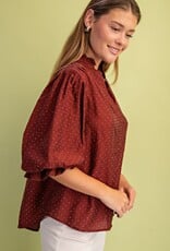 Ritzy Rhinestone Embellished Top