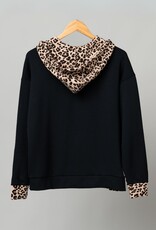 Animal Print Silky Hoodie