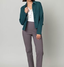 Scallop Trim Denim Jacket