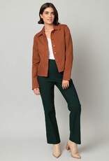 Scallop Trim Denim Jacket