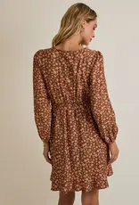 Ditsy Tie Waist Dress