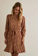 Ditsy Tie Waist Dress