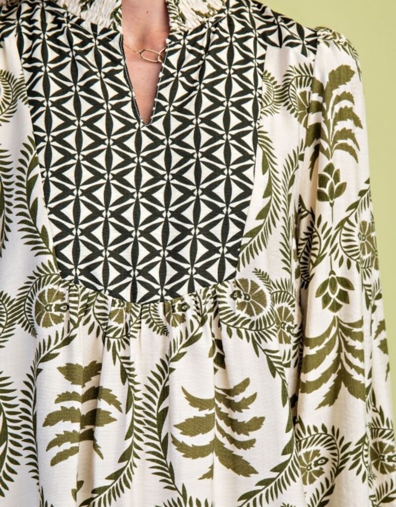 Across The Border Printed Dress