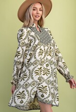 Across The Border Printed Dress