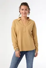 Michela Long Sleeve V-Neck Top