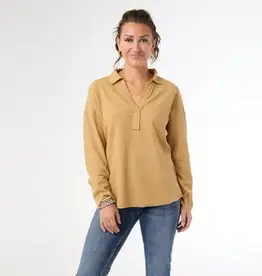 Michela Long Sleeve V-Neck Top