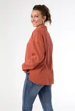 Michela Long Sleeve V-Neck Top