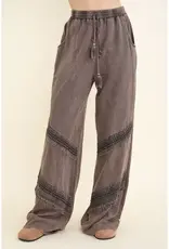 Mineral Washed Boho Tassel Pants
