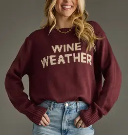 Wine Weather Sweater