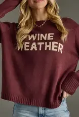 Wine Weather Sweater