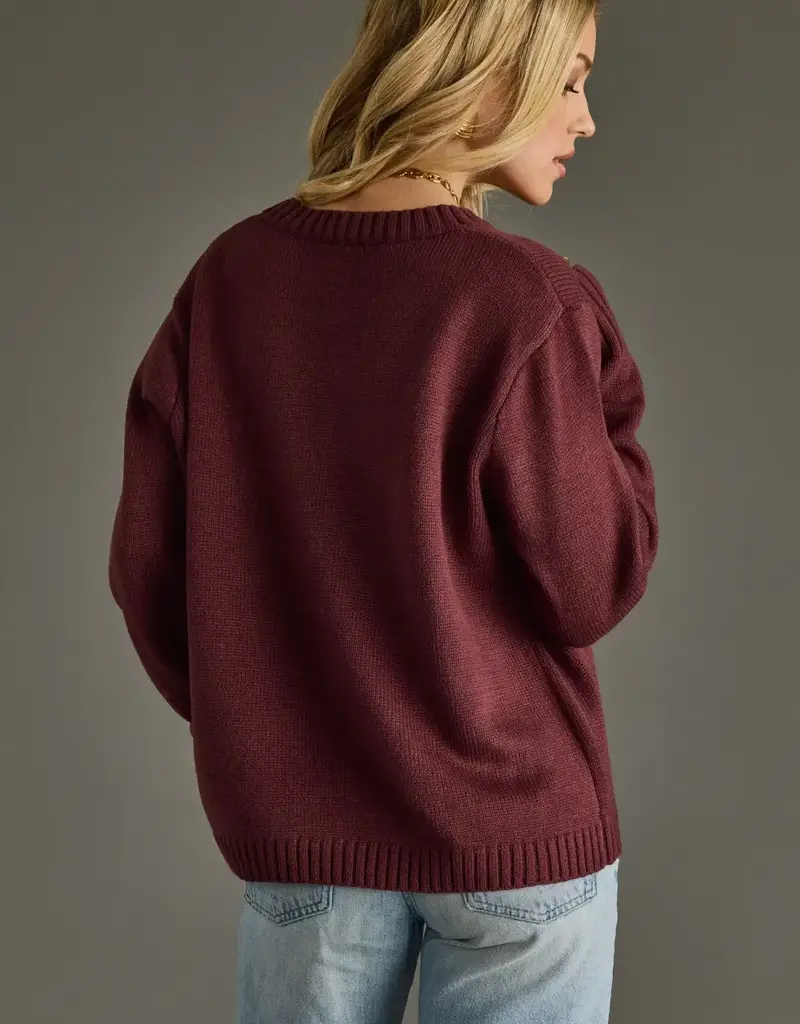 Wine Weather Sweater