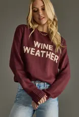 Wine Weather Sweater