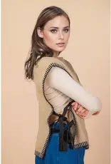 Knit Vest With Tie Side Detail