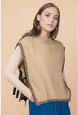 Knit Vest With Tie Side Detail