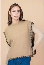 Knit Vest With Tie Side Detail