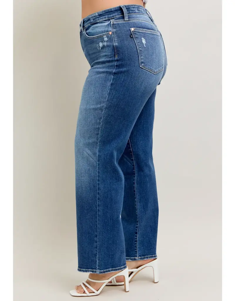 Judy Blue High Waisted 90's Straight Leg- Curvy