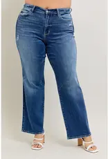 Judy Blue High Waisted 90's Straight Leg- Curvy