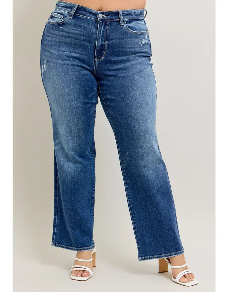 Judy Blue High Waisted 90's Straight Leg- Curvy