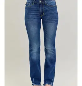 Judy Blue Distressed Hem Bootcut Jean