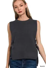 Side Tie Sweater Vest