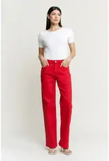 High Rise Straight Leg with Loose Fit