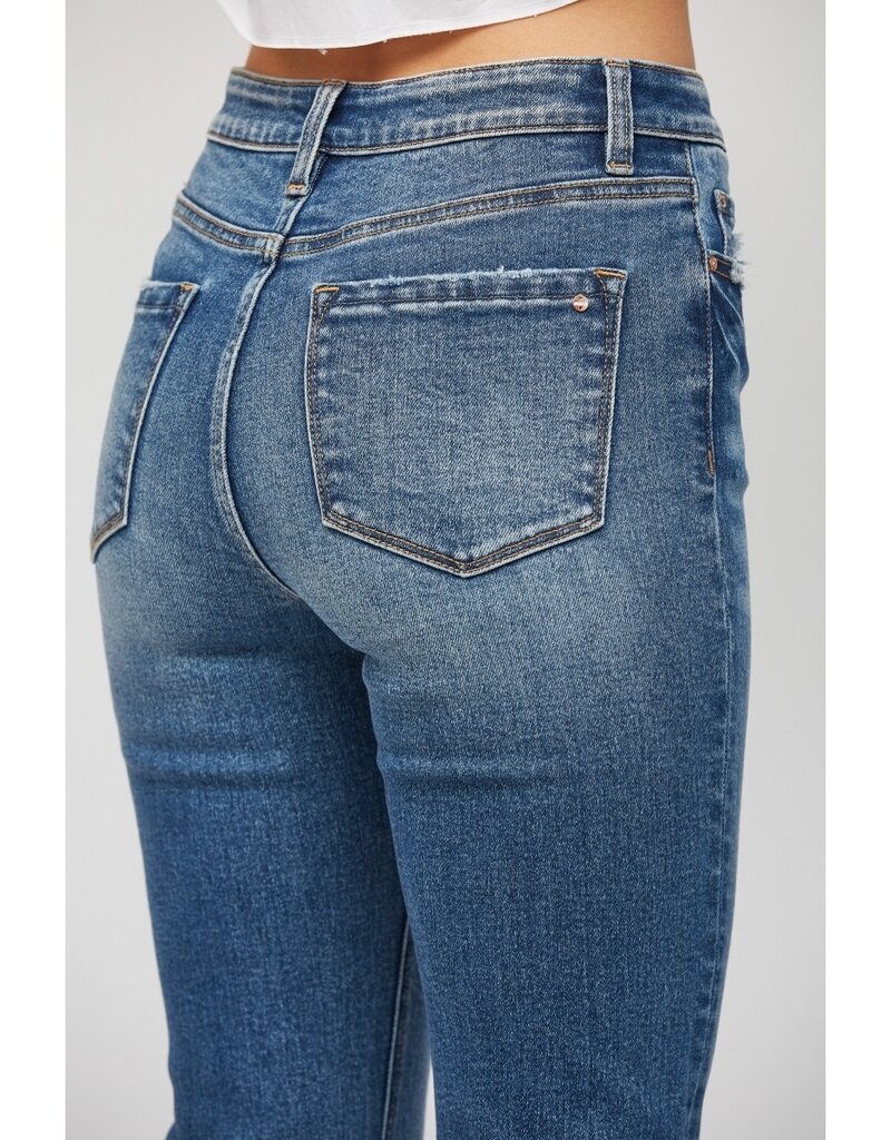 Super High Rise Straight Leg Jean