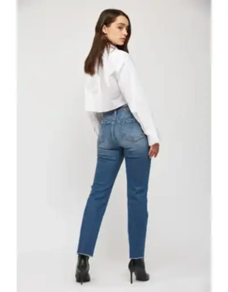 Super High Rise Straight Leg Jean