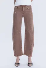 Flying Mokey High Rise Twist Barrel Jeans