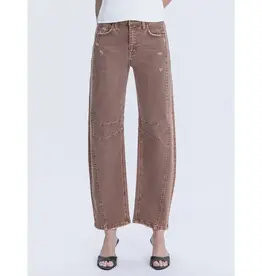 Flying Mokey High Rise Twist Barrel Jeans
