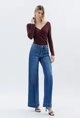 High Rise Trouser Hem Extreme Wide Leg