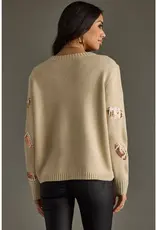 Sequin Footballs Sweater