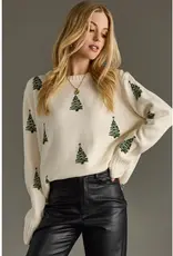 Ivory Tree Sweater