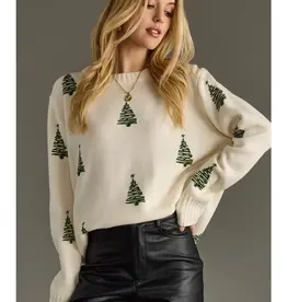 Ivory Tree Sweater