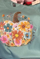 Flower Pumkin Graphic Tee