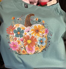 Flower Pumkin Graphic Tee