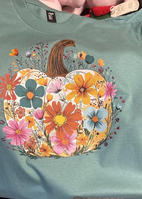 Flower Pumkin Graphic Tee