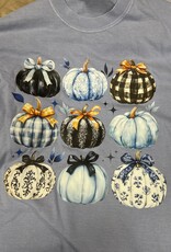 Multi Pumpkin Comfort Color Graphic Tee