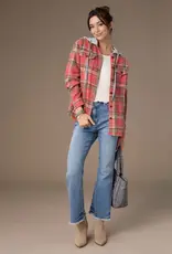 Quinn Hooded Plaid Shacket