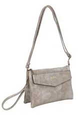 Lexi 3318 Cross Body with Wristlet - Stone