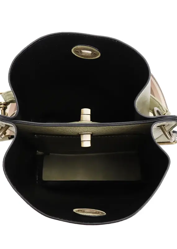 Lola 3316 Cross Body/Bucket Bag - Coffee