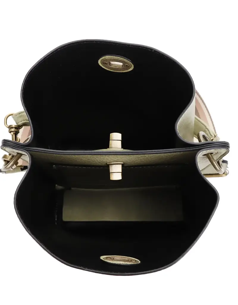 Lola 3316 Cross Body/Bucket Bag - Coffee