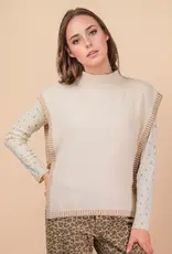 Knit Vest With Tie Side Detail