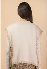 Knit Vest With Tie Side Detail