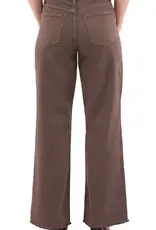 Curvy Chloe High Rise Frayed Wide Leg Pants