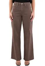 Curvy Chloe High Rise Frayed Wide Leg Pants