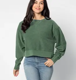 Chicka-d Corded Boxy Pullover