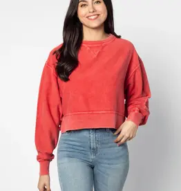 Chicka-d Corded Boxy Pullover