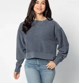 Chicka-d Corded Boxy Pullover