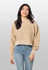 Chicka-d Corded Boxy Pullover