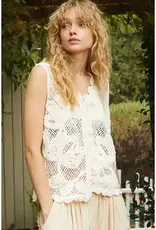 Crochet Button Up Vest